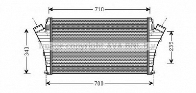 AVA QUALITY COOLING ola4492 -  Интеркулер